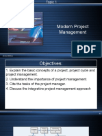 Chapter 1 Modern Project Management