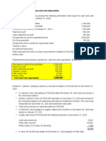 ACC 124 - Exercise 1 - Cash and Cash Equivalents