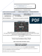 Guia #2. Matematicas 6° Martin Galvis