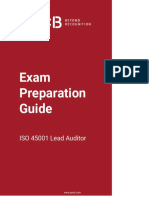 Lead Auditor Exam Preparation Guide (EPG) Template