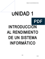 Introducción Al Rendimiento de Un Sistema Informático