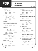 Problemas Propuestos de Logaritmos Algebra PRE-U Ccesa007