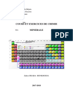 Cours - Graba Zahra - Cours Et Exercices de Chimie Minerale