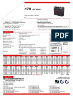 GP Series: Valve Regulated Lead Acid Battery