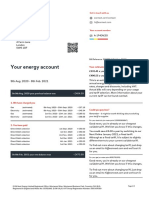 Your Energy Account: 9th Aug. 2020 - 8th Feb. 2021