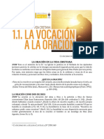 CESP 1.1. La Vocacion La Oracion