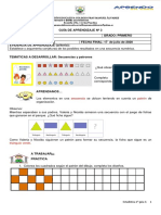 Guia 3 y 4. ESTADISTICA. Grado 1° - JULIO