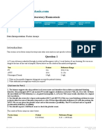 Data Interpretation - Factor Assays - Answers