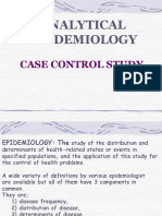 Analytical Epidemiology: Case Control Study