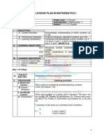 Daily Lesson Plan in Mathematics I