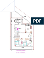 Ground Floor Plan Column Layout Plan: Garden