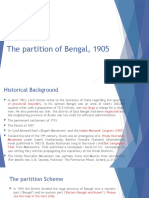 The Partition of Bengal, 1905