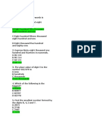 Mathematic Form 1 Question and Answer