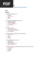 B3 Biological Molecules