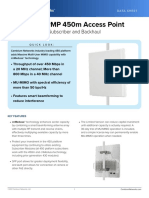 3 GHZ PMP 450M Access Point: Subscriber and Backhaul