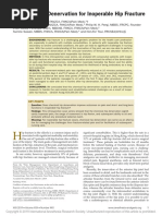 Chemical Hip Denervation For Inoperable Hip Fracture