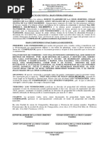 Acto de Venta Bajo Firma Privada Propiedad de Cachu