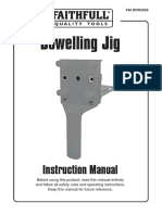 Dowelling Jig: Instruction Manual