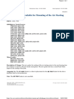 SEPD0941 A New Gasket Is Available For Mounting of The Air Starting Motor