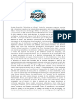 Comunicado de Repudio Del Partido Principios y Valores Santa Fe Con Respecto A La Conmemoración de La Batalla de Caseros Por Parte Del Colegio Militar de La Nación