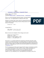 Class String: Serializable Charsequence Comparable String