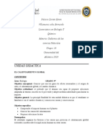 Unidad Didatica Cambio Climatico Inductiva y Deductiva