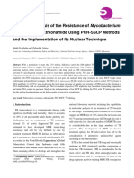 Molecular Analysis of The Resistance of Mycobacterium: Tuberculosis To Ethionamide Using PCR-SSCP Methods