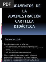 Fundamentos de La Administración