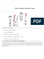 Debugging Step For Common Rail Injector Range: CRIN1