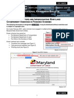 Cyber Threat Actors Are Impersonating Maryland Government Agencies in Phishing Schemes