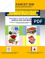 Ap Eamcet 2020: Instruction Booklet