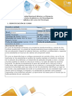 Syllabus Del Curso Psicología