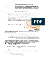 Chem Ical Equilibrium Notes With Problems...