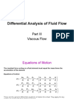 CH 6 Differential Analysis of Fluid Flow Part III Viscous Flow