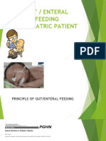 Gut / Enteral Feeding in Pediatric Patient