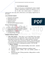 Unit 10 Internal Analysis: Business Environment and Strategy Management Complete Notes - WWW - Edunepal.info