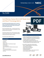 Nec SL 2100 Datasheet