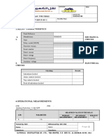 Site Test Report: 1. Relay Characteristics