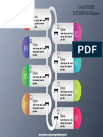 17.create 8 Step Rounded Rectangular Infographic