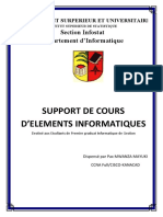 Syllabus Elements Informatiques