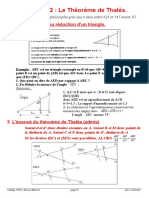 Cours Chap01 Le Theoreme de Thales