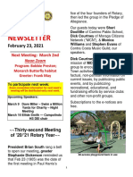 Moraga Rotary Newsletter Feb 23 2021