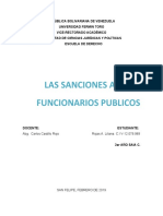 Ensayo Las Sanciones Aplicables A Los Funcionarios Publicos LEFP