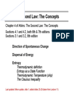 The Second Law: The Concepts