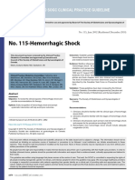 No. 115-Hemorrhagic Shock: Reaffirmed Sogc Clinical Practice Guideline