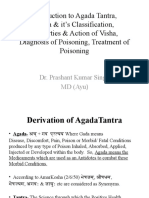 Introduction To Agada Tantra, Visha & It's Classification, Properties & Action of Visha, Diagnosis of Poisoning, Treatment of Poisoning