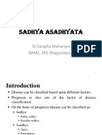 Sadhya Asadhyata: DR - Sangita Maharjan BAMS, MD (Roganidana)