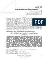 O Meio Físico Na Recuperação de Áreas Degradadas