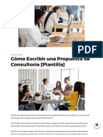 Cómo Escribir Una Propuesta de Consultoría (Plantilla) - Ideas de Negocios