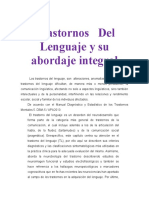 Trastornos Del Lenguaje y Su Abordaje Integral